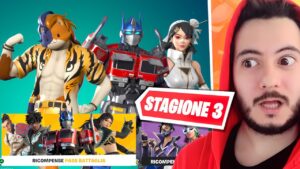 PAZZOX REAGISCE AL NUOVO PASS BATTAGLIA STAGIONE 3 GIUNGLA 😱 Fortnite