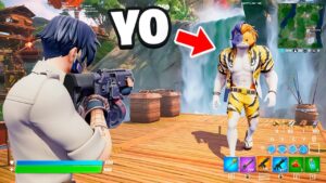 TROLLEO JUGADORES como MIAÚSCULOS en Fortnite!
