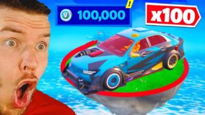 wer ZULETZT das AUTO verlässt bekommt 100.000 VBUCKS!