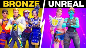 4 Bronze vs 4 Unreal Players