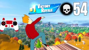 54 Elimination Solo Squads Gameplay "Build / Zero Build" Wins (Fortnite Chapter 4 Season 3)