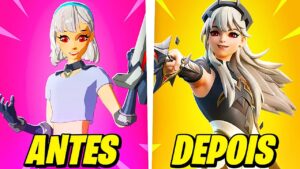 A EVOLUÇÃO DAS SKINS DO FORTNITE!