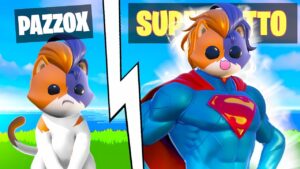 DA GATTO A SUPERGATTO SU FORTNITE!! 🐱 Pazzox