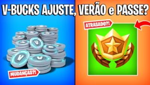 FORTNITE - PREÇO V-BUCKS AJUSTE, VERÃO e PASSE DE BATALHA UPDATE?