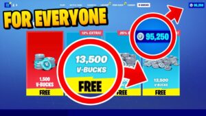 FREE VBUCKS BONUS in Fortnite!