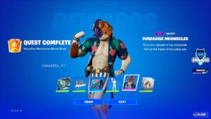 Fortnite Complete Page 1 Purradise Meowscles Quests - How to unlock  Purradise Meowscles Skin