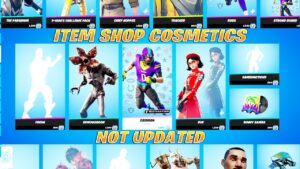 Fortnite Cosmetics not Updated Item Shop!