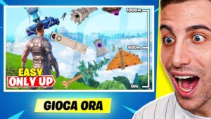 Gioco la MIA Mappa di ONLY UP su Fortnite!
