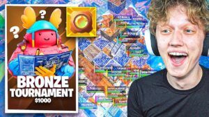 I Hosted a $1000 BRONZE ONLY Tournament In Fortnite! (Bad Players)