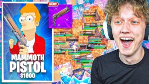 I Hosted a $1000 MAMMOTH PISTOL ONLY Tournament In Fortnite!