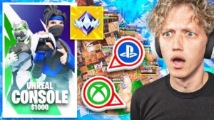 I Hosted a $1000 UNREAL CONSOLE Tournament In Fortnite! (PS5, Xbox, Switch)