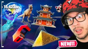 I created a Fortnite Only Up map...