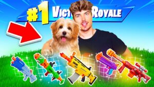 Ich spiele FORTNITE 4 gegen meinen HUND und das ist passiert..😱😨