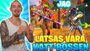 JAG LÅTSAS VARA KATT BOSSEN I FORTNITE