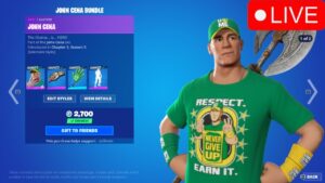🔴 JOHN CENA FORTNITE ITEM SHOP Today LIVE! (Fortnite Season 3)