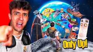 Jugué ONLY UP! en FORTNITE *sale mal*