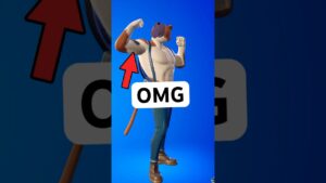 LA SKIN DE MIAUSCULOS TIENE UN SECRETO EN FORTNITE! #shorts #fortnite