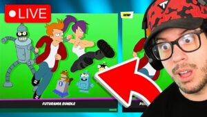 🔴LIVE! - NEW UPDATE in Fortnite! (New Weapons and Futurama Collab)