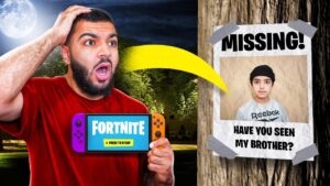 MY LITTLE BROTHER WENT MISSING! (he can't play fortnite)