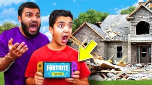 Our House Got DESTROYED... (we can't play fortnite)