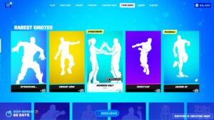 RARE Fortnite Exclusive Emotes Most to Least Used!