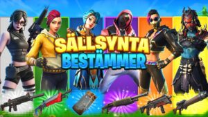 SKINS NI ALDRIG HAR SETT BESTÄMMER MINA VAPEN I FORTNITE