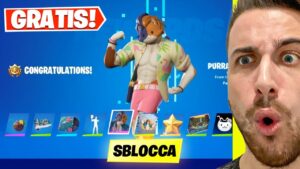 Sblocco la Skin FINALE del Pass! MIAOSCOLO ESTIVO! Stagione 3 Capitolo 4 Fortnite ITA!