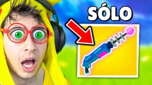 Sólo LÁSER de HACKER en Fortnite 😎🔥!! (100% win 🤑)