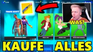 TRAVIS SCOTT kommt in FORTNITE zurück?! [KAUFE SHOP LEER]