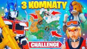 TRZY SEKRETNE KOMNATY CHALLENGE W FORTNITE