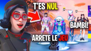 Un RAGEUX de 8 ANS M'INSULTE, Il APPELLE son "POTE HACKEUR" pour COUPER mon LIVE... 🤣 (Fortnite)
