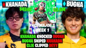 When Fortnite PROS Fight Eachother in COMP #2 | KHANADA VS BUGHA!