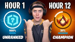Which RANK Can I Reach In 12 Hours... (Fortnite)