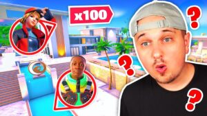 100 WIDZÓW CHOWANEGO NA NOWYM RESORCIE W FORTNITE SEZON 4