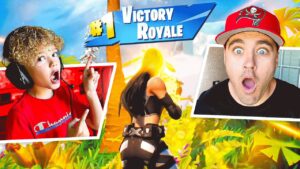 9 Year Old Carrying Dad in RANKED FORTNITE (Chapter 4 Season 4)