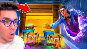 ACHEI UM BUNKER SECRETO ESCONDIDO NO FORTNITE!