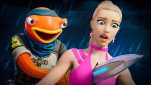 ESCÓNDETE O *MEME* en FORTNITE 😂😂 (divertido)