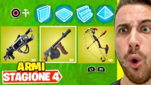 Ecco le NUOVE Armi MITICHE della Stagione 4 Capitolo 4 Fortnite ITA!