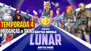 FINALMENTE! ECLIPSE TEMPORADA 4 do CAPÍTULO 4 no FORTNITE! SKINS, PASSE DE BATALHA e NOVO MAPA?