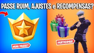 FORTNITE - RUIM MINI PASSE, NOVAS RECOMPENSAS e MUDANÇAS?