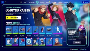 FREE SKINS NOW AVAILABLE! (Fortnite x Jujutsu Kaisen)