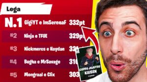 Gioco il TORNEO di Jujutsu Kaisen e VINCIAMO! *DEVASTO* Fortnite ITA!