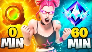 How High Can I Rank Up in 1 Hour... (Fortnite Record?!)