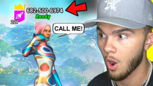 I Put My PHONE NUMBER In My Fortnite Name...