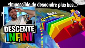 Je descend un escalier de 10 000m avec des marches de plus en plus basse...  (c'est mega dur)