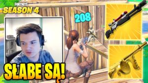 😨 KAMI REAGUJE NA *NOWE* MITYCZNE BRONIE W SEZONIE 4 FORTNITE! ~ KULARZ SZOTY