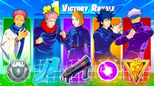 LOSOWY SKIN JUJUTSU KAISEN CHALLENGE w Fortnite
