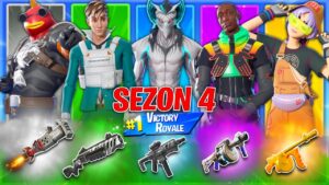 LOSOWY SKIN MAX KARNETU BOJOWEGO! w Fortnite Sezon 4