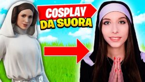 MI TRAVESTO DA SUORA E DOMINO LA LOBBY! *cosplay* FORTNITE ITA