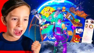 Mon PETIT FRÈRE bat le Record du Monde ONLY UP sur Fortnite ! (7 ans)